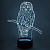3D светильник Сова - миниатюра - рис 4.
