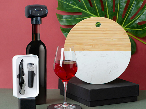 Автоматическая вакуумная пробка - насос для вина Saver (Р) - рис 9.