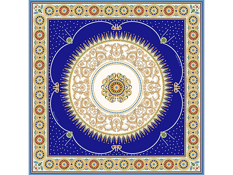 Платок Павловск. Севрский фарфор