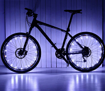 Светодиодная подсветка колеса велосипеда