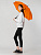 Зонт-трость Color Play, оранжевый - миниатюра - рис 9.