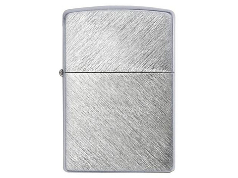 Зажигалка ZIPPO с покрытием Herringbone Sweep, латунь/сталь, серебристая, матовая, 38x13x57 мм - рис 2.