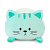 Подушка диванная "Зеленый кот" - миниатюра - рис 5.