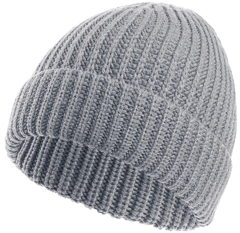 Шапка Nordkapp, светло-серый меланж - рис 2.