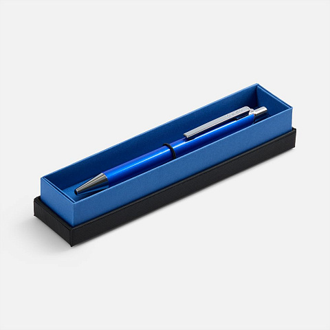 Ручка шариковая Arvent Glossy в футляре, синяя - рис 2.