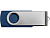 Флеш-карта USB 2.0 8 ГБ Флэш С1, темно-синий - миниатюра - рис 3.