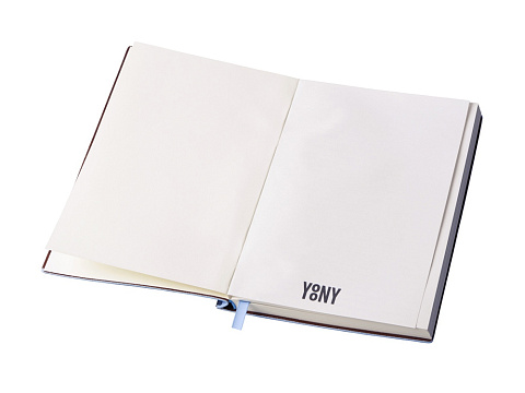 Блокнот А5 Scribe, гибкая обложка, 96 листов 80 гр/м2, голубой - рис 4.