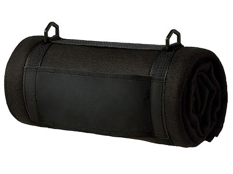 Плед Нежность с плечевым ремнем, черный - рис 4.