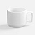 Чашка Jumbo в коробке матовая, белая - миниатюра - рис 3.