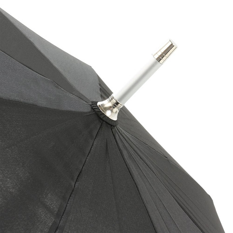 Зонт-трость Alu Golf AC, черный - рис 3.