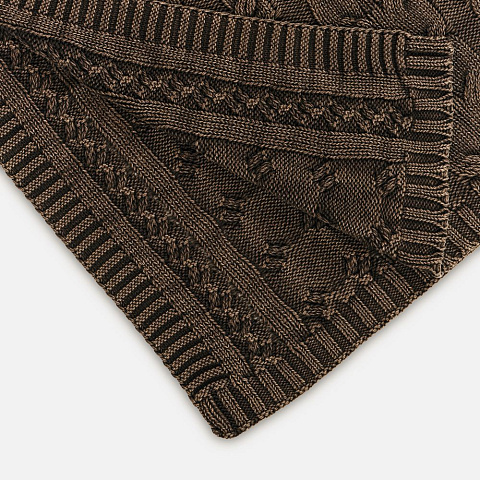 Плед Hygge, коричневый - рис 5.