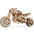 Деревянный мотоцикл с коляской Ugears - миниатюра - рис 7.