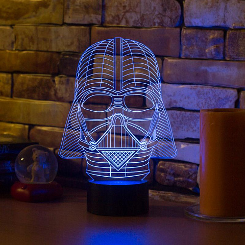 3D лампа Дарт Вейдер - рис 3.