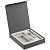 Коробка Latern для аккумулятора 5000 мАч, флешки и ручки, серая - миниатюра