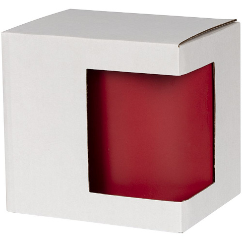 Коробка для кружки с окном Cupcase, белая - рис 2.