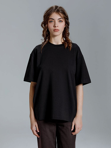 Футболка оверсайз Kangas, черная - рис 8.