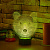 3D светильник Медведь - миниатюра