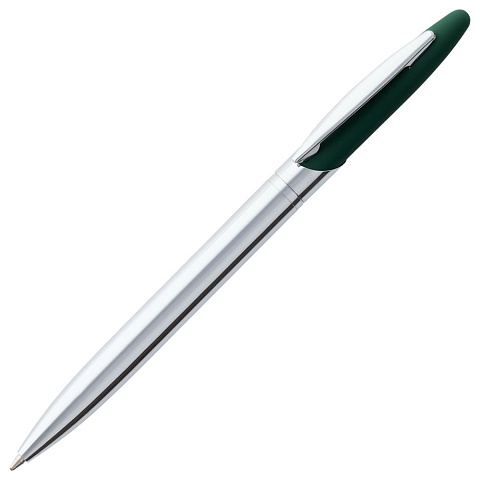 Ручка шариковая Dagger Soft Touch, зеленая - рис 2.