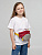 Поясная сумка детская Kiddo, бордовая с серым - миниатюра - рис 6.