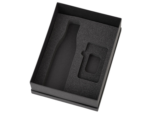 Подарочный набор с термобутылкой и повербанком С1, 5000 mAh, темно-синий - рис 3.