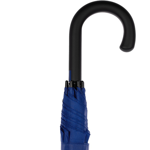 Зонт-трость Undercolor с цветными спицами, синий - рис 6.