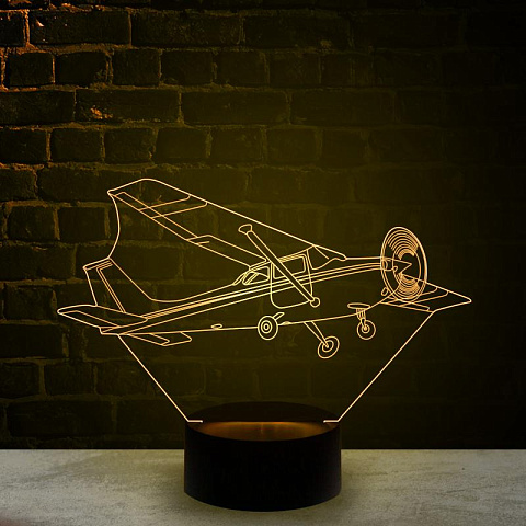 3D светильник Самолет Цессна - рис 7.