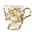 Чашка с подстаканником Лилия в подарочной упаковке - миниатюра - рис 6.