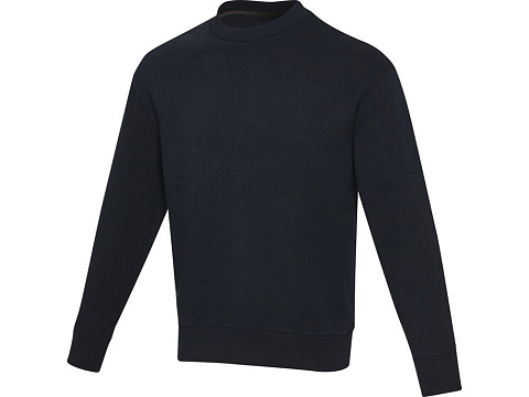 Jet унисекс Aware™ свитер с круглым вырезом из переработанных материалов - Темно - синий