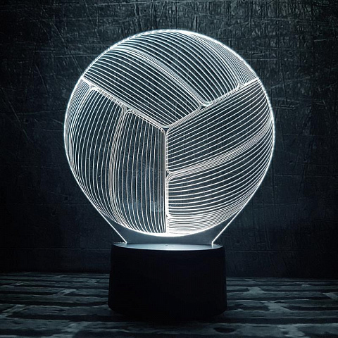 3D светильник Волейбольный мяч