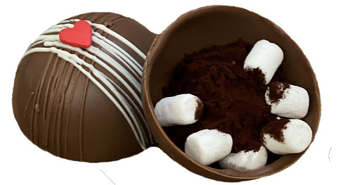 Шоколадная бомбочка «Молочный шоколад» - рис 3.