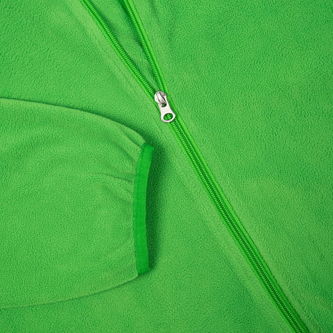 Куртка флисовая унисекс Fliska, зеленое яблоко - рис 5.