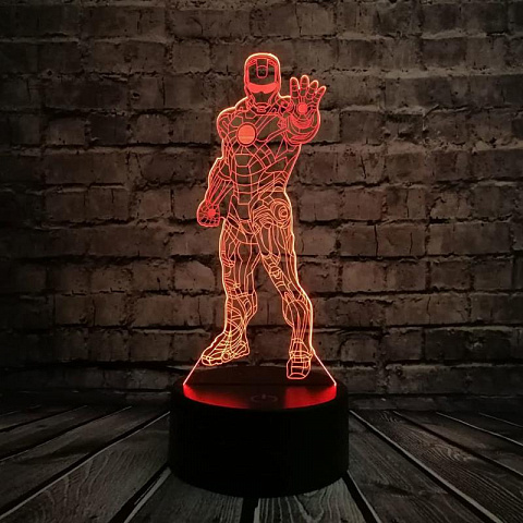 3D лампа Iron Man (в полный рост) - рис 2.