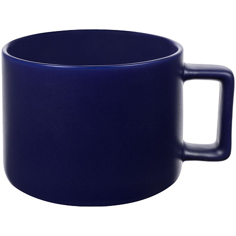 Чашка Jumbo, матовая, синяя - рис 2.