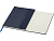 Блокнот Alejandra формата А5 с твердой обложкой из переработанной кожи - Синий - миниатюра - рис 4.