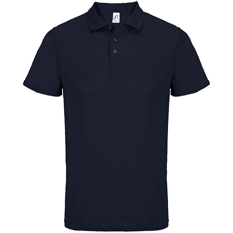 Рубашка поло унисекс Pitcher, кобальт (темно-синяя) - рис 2.