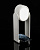 Настольная лампа с зеркалом и беспроводной зарядкой Tyro, белая - миниатюра - рис 7.