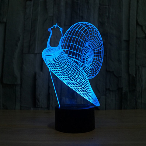 3D лампа Улитка - рис 3.