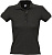 Рубашка поло женская People 210, черная - миниатюра