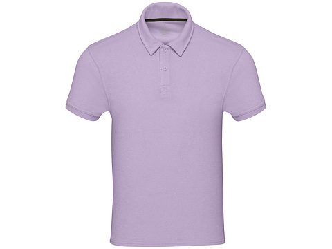 Рубашка поло унисекс Akoya из переработанного махрового материала - Lilac - рис 2.