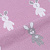 Плед детский с зайками Beastie Toys, розовый - миниатюра - рис 6.