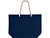 Florida пляжная эко-сумка из переработанного материала, сертифицированного по стандарту GRS, плотностью 270 г/м² 18L - Темно - синий - миниатюра - рис 3.