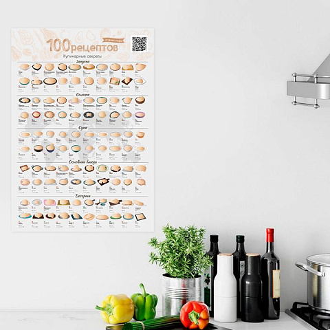 Скретч постер "100 рецептов со всего мира" - рис 4.