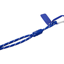Брелок-веревочка на карабине Trinket, синий