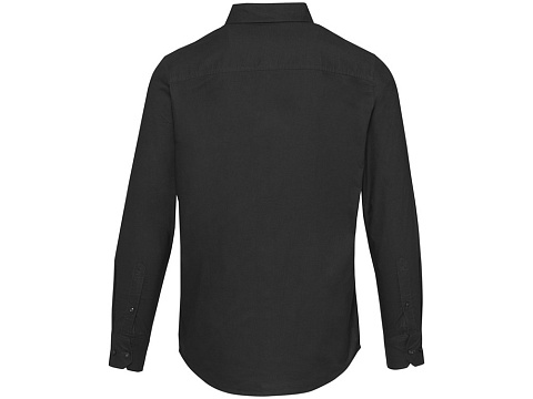 Sphene мужская рубашка оксфорд - сплошной черный - рис 3.