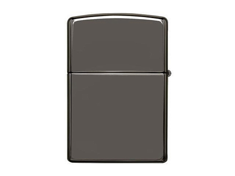 Зажигалка ZIPPO Classic с покрытием Black Ice, латунь/сталь, чёрная, глянцевая, 38x13x57 мм - рис 2.