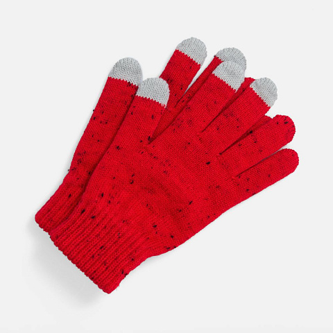 Перчатки сенсорные Spotti Senso, красные - рис 2.