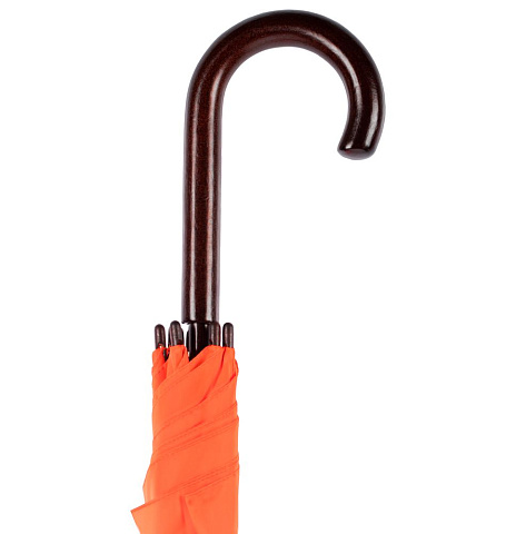 Зонт-трость Standard, оранжевый неон - рис 5.