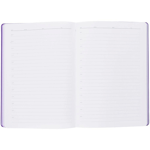 Ежедневник Flexpen, недатированный, серебристо-фиолетовый - рис 11.