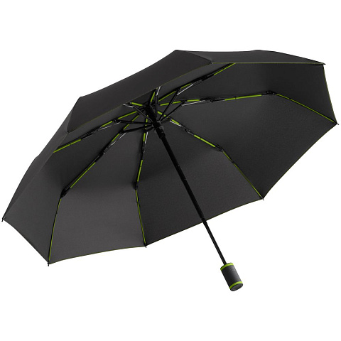Зонт складной AOC Mini с цветными спицами, зеленое яблоко - рис 2.