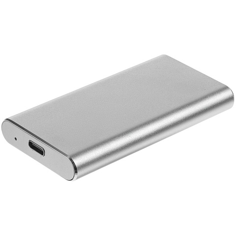 Портативный внешний диск SSD Uniscend Drop, 256 Гб, серебристый - рис 2.